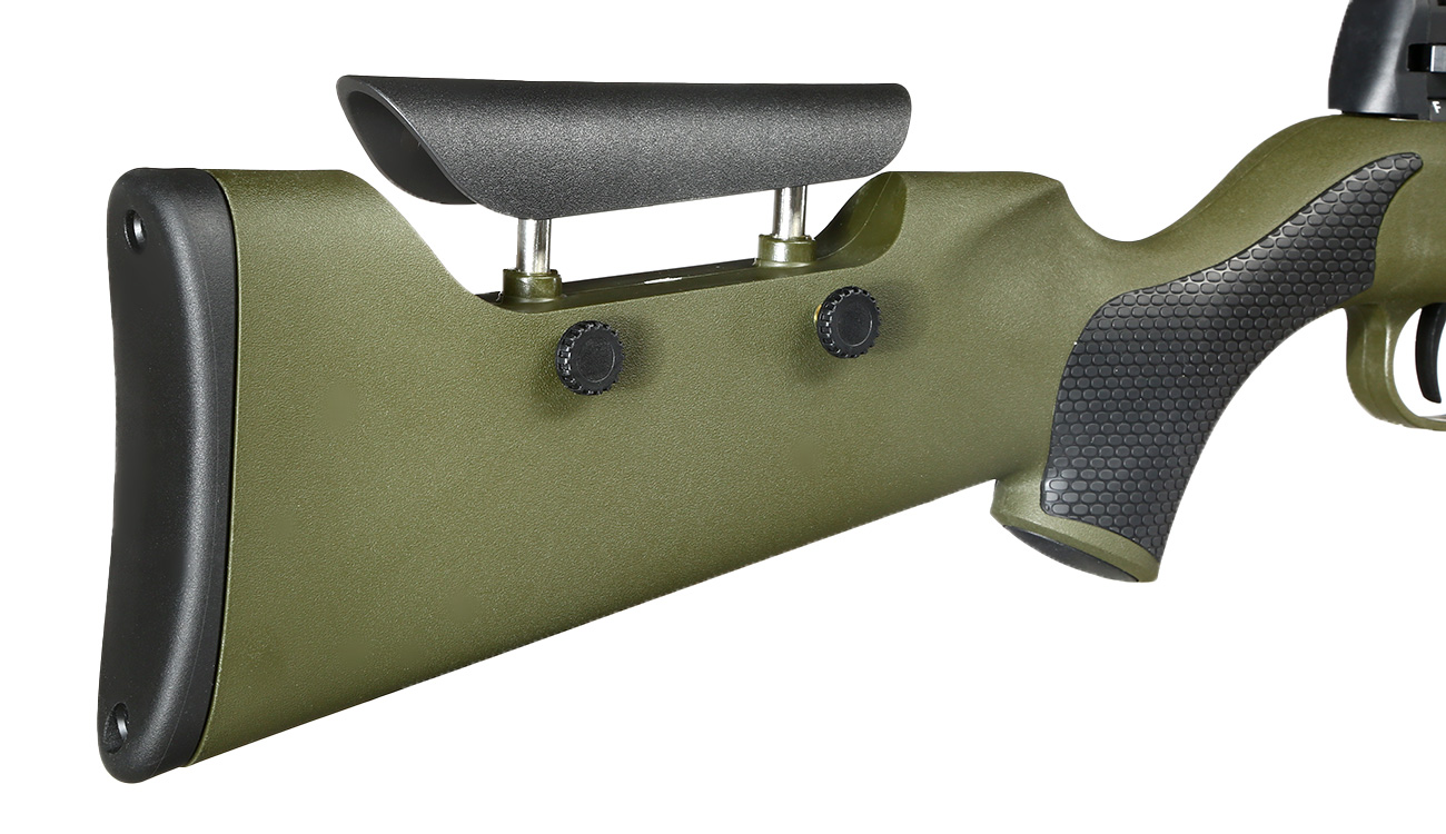 Diana XR200 PCP Pressluftgewehr Kal. 4,5 mm Diabolo mit 14-Schuss Magazin u. Twin-Shot-Tray oliv inkl. Waffenkoffer Bild 5