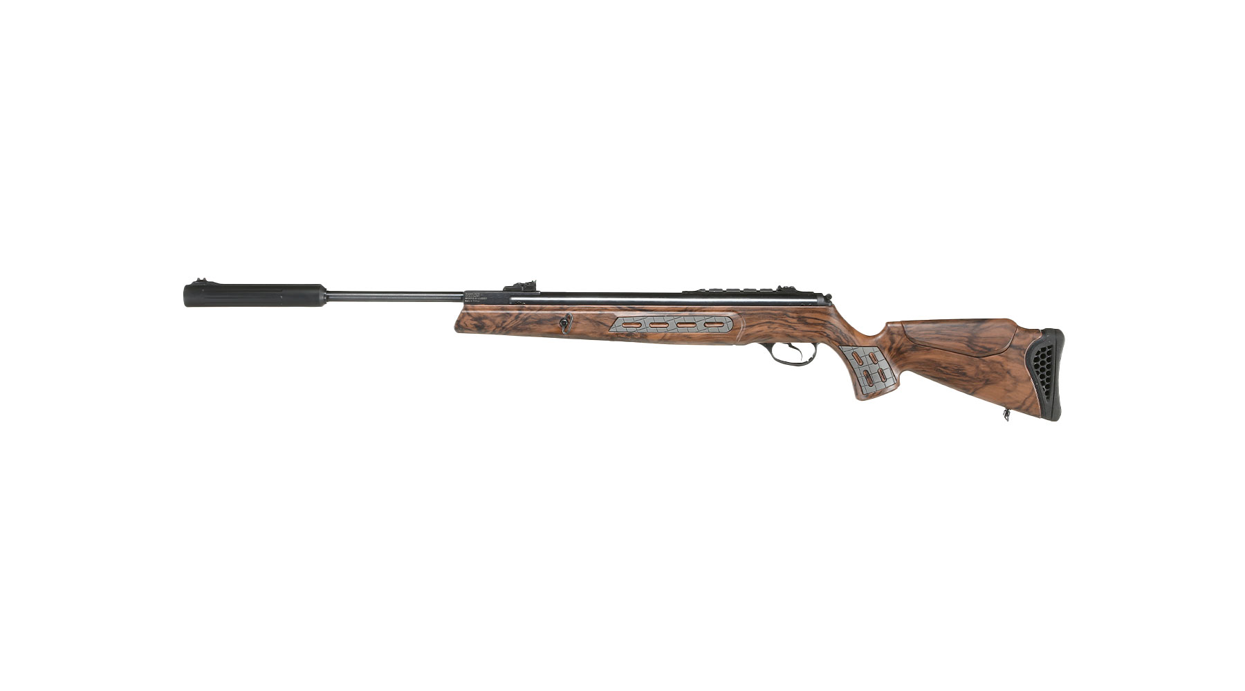 Hatsan 125 Sniper Knicklauf Luftgewehr Kal. 4,5 mm Diabolo Walnuss Camo inkl. Zweibein und Tragegurt