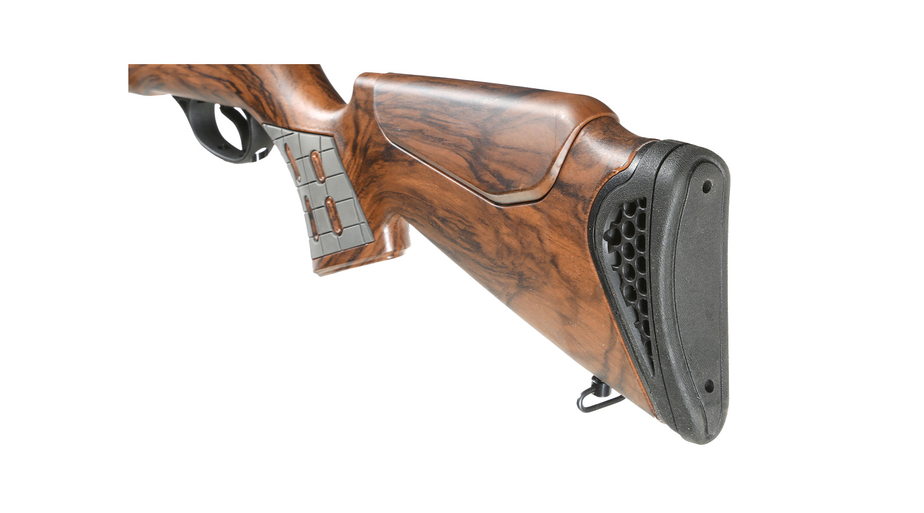 Hatsan 125 Sniper Knicklauf Luftgewehr Kal. 4,5 mm Diabolo Walnuss Camo inkl. Zweibein und Tragegurt Bild 9