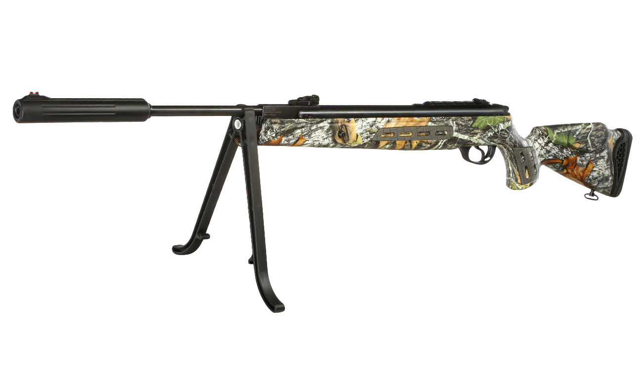 Hatsan 125 Sniper Knicklauf Luftgewehr Kal. 4,5 mm Diabolo Mossy Oak Camo inkl. Zweibein und Tragegurt Bild 1