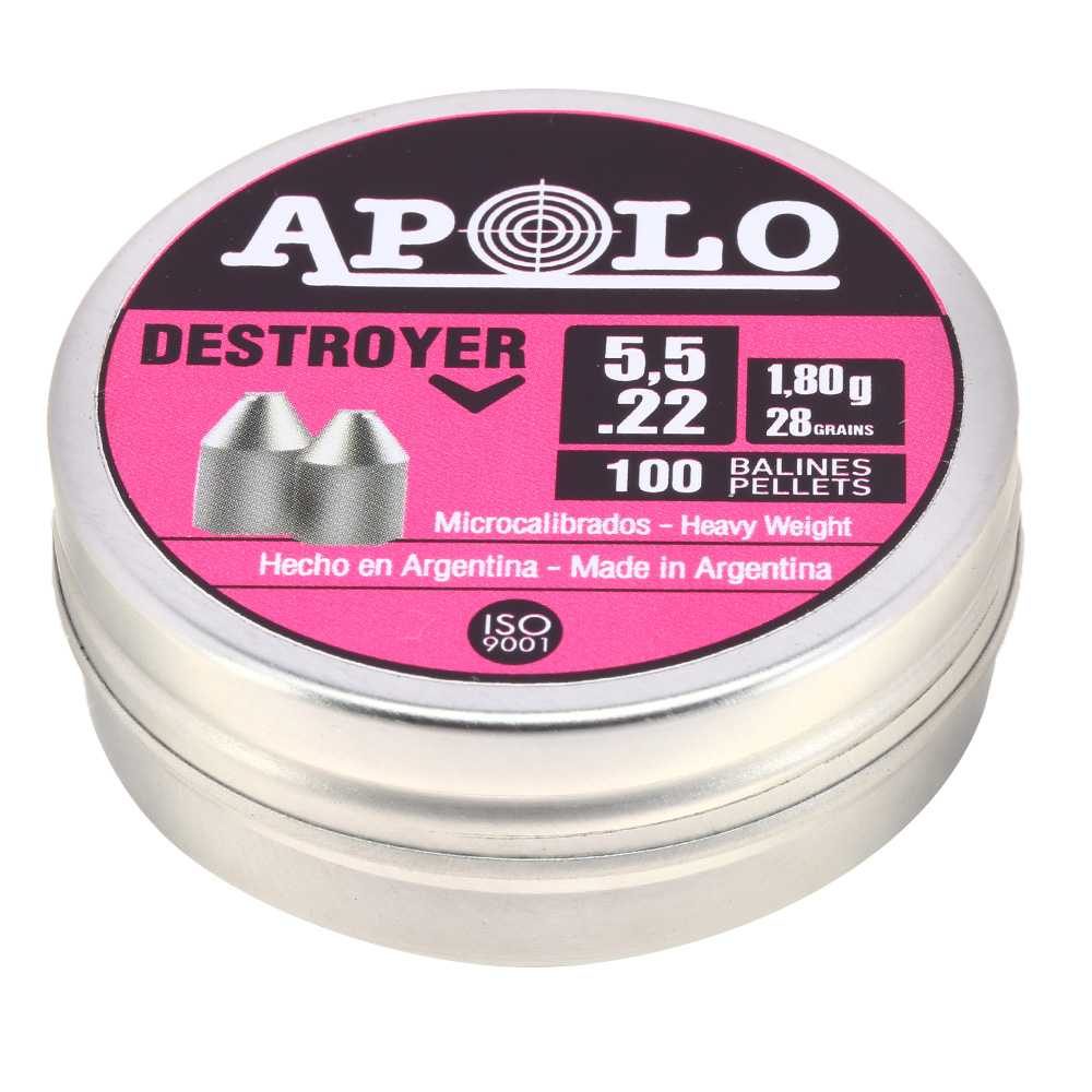 Apolo Diabolo Destroyer Kal. 5,5 mm Spitzkopf 100er Dose Bild 1