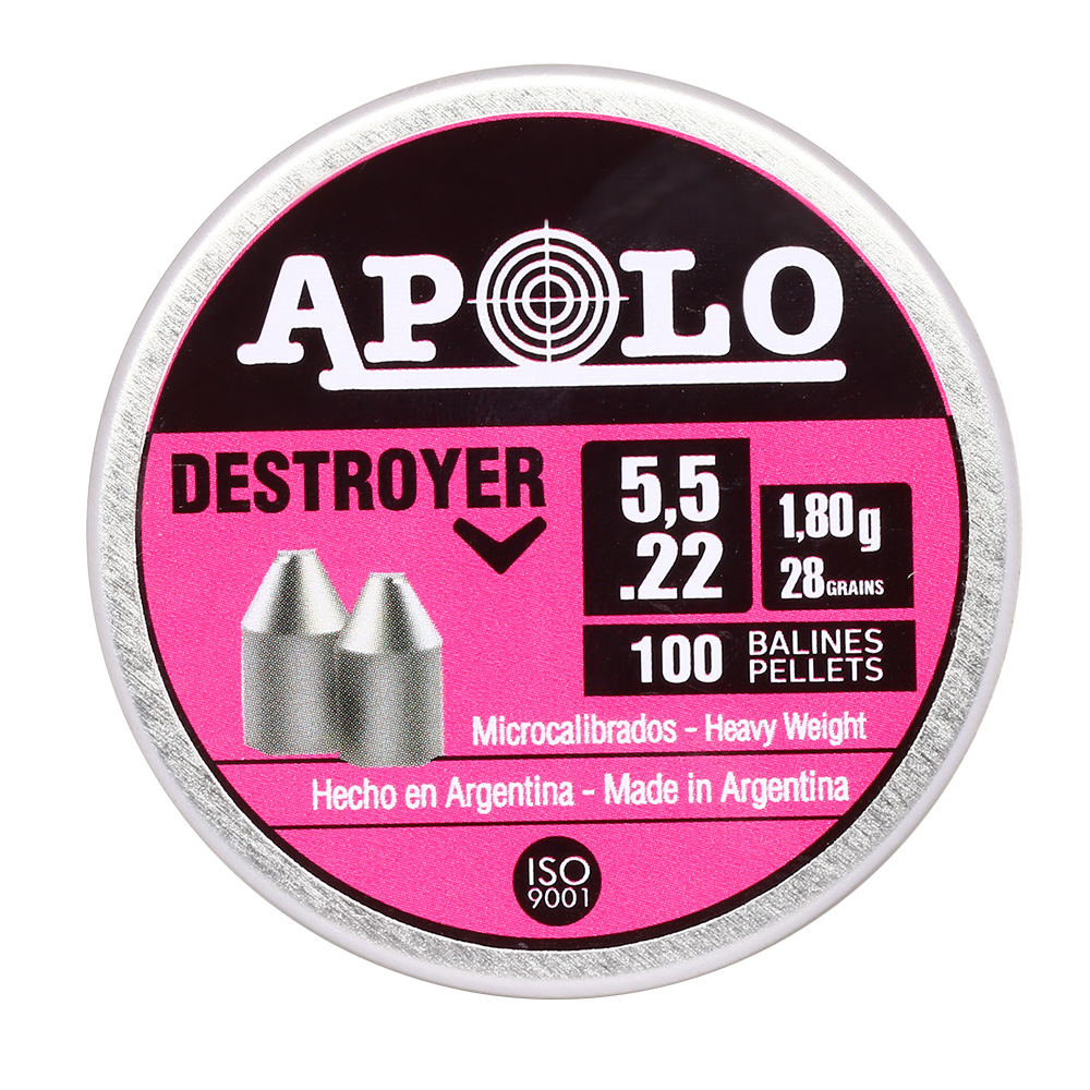 Apolo Destroyer Spitzkopf-Diabolos Kal. 5,5 mm 100er Dose Bild 3