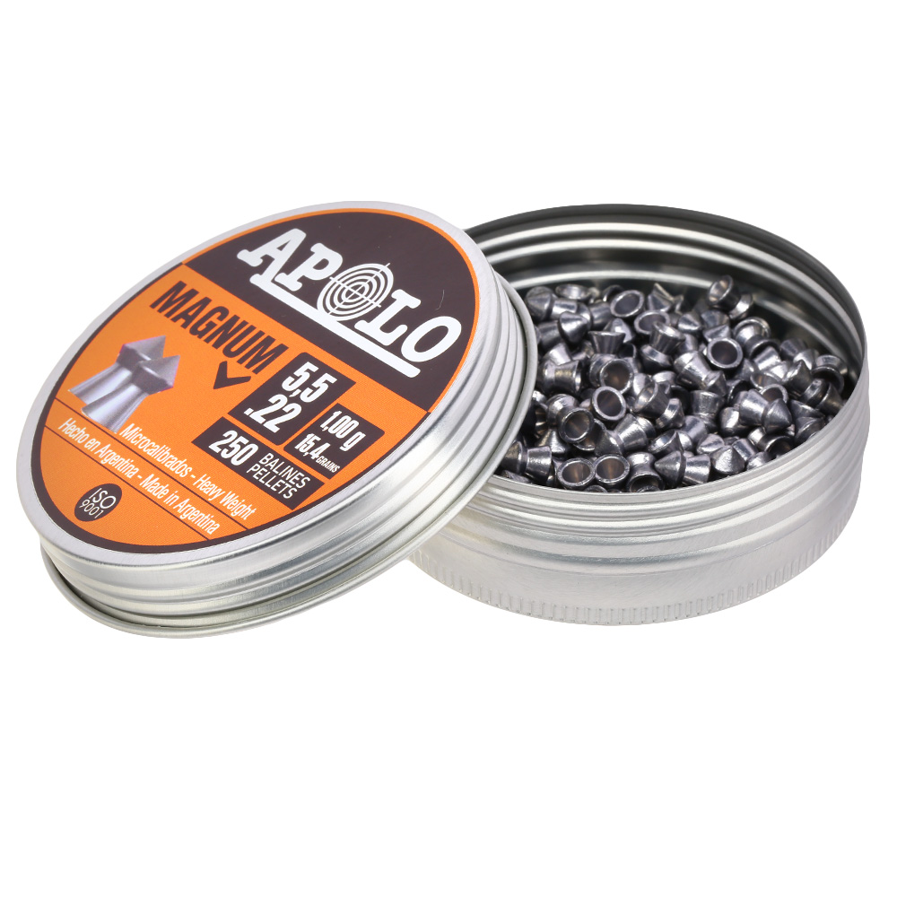 Apolo Diabolos Magnum Kal. 5,5 mm Spitzkopf 250er Dose Bild 2