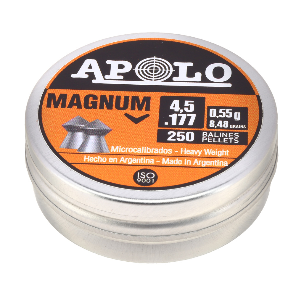 Apolo Magnum Spitzkopfdiabolos  Kal. 4,5 mm 250er Dose Bild 1