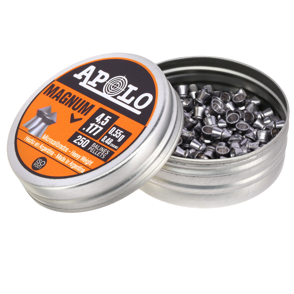 Apolo Magnum Spitzkopfdiabolos  Kal. 4,5 mm 250er Dose Bild 2