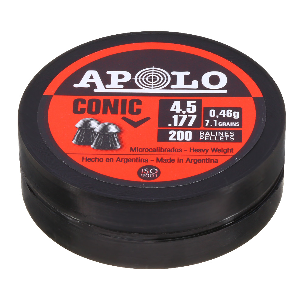 Apolo Diabolo Conic Kal. 4,5 mm Spitzkopf 200er Dose Bild 1