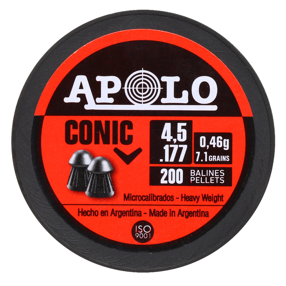 Apolo Diabolo Conic Kal. 4,5 mm Spitzkopf 200er Dose Bild 3