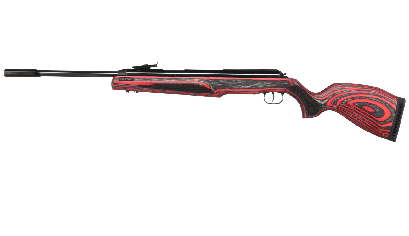 Diana 54 Airking Pro Luftgewehr Kal. 4,5mm Diabolo Seitenspanner Holzschaft Laminated rot/schwarz