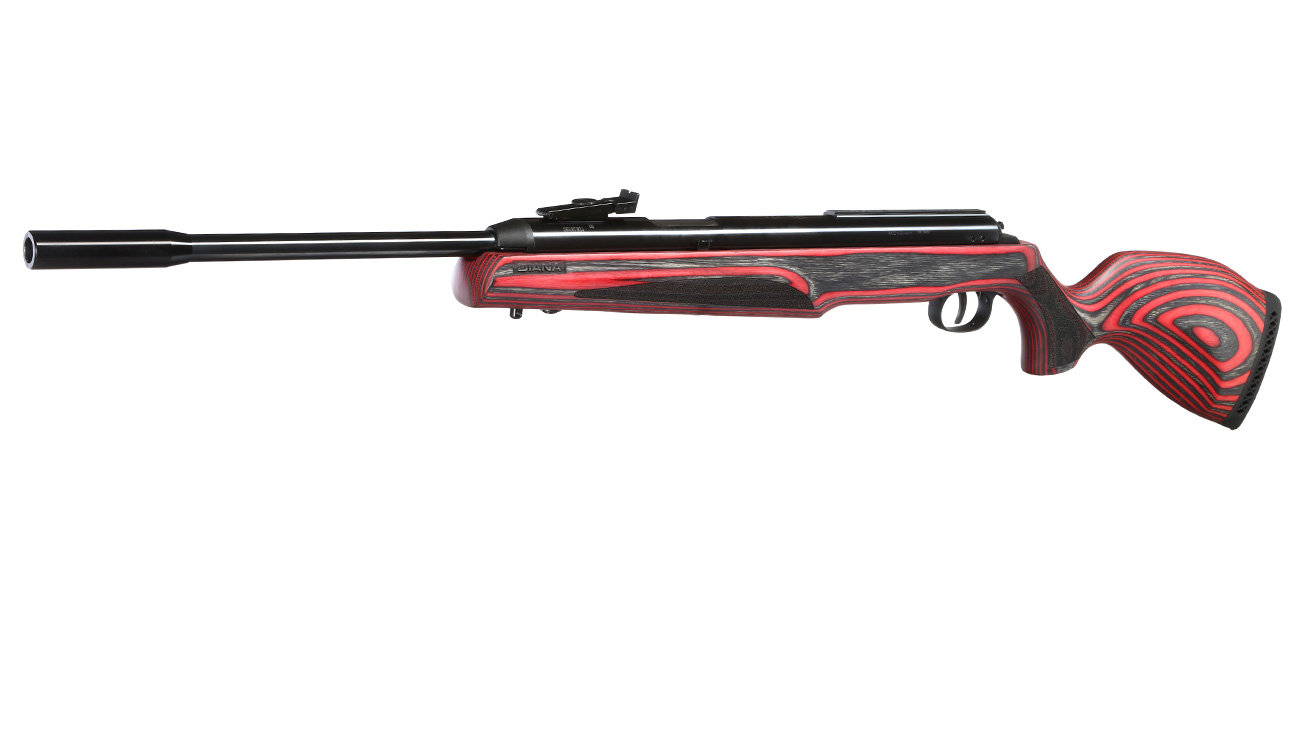 Diana 54 Airking Pro Luftgewehr Kal. 4,5mm Diabolo Seitenspanner Holzschaft Laminated rot/schwarz Bild 1