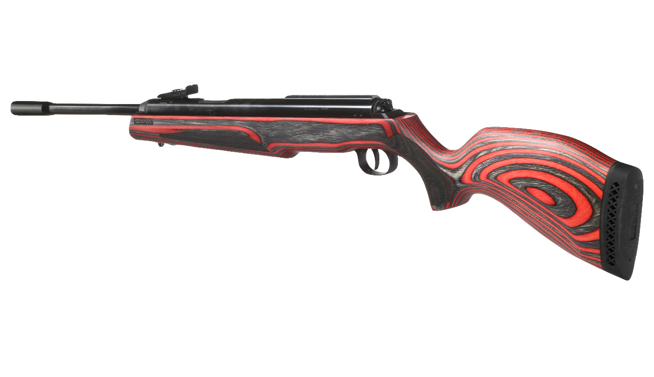 Diana 54 Airking Pro Luftgewehr Kal. 4,5mm Diabolo Seitenspanner Holzschaft Laminated rot/schwarz Bild 2