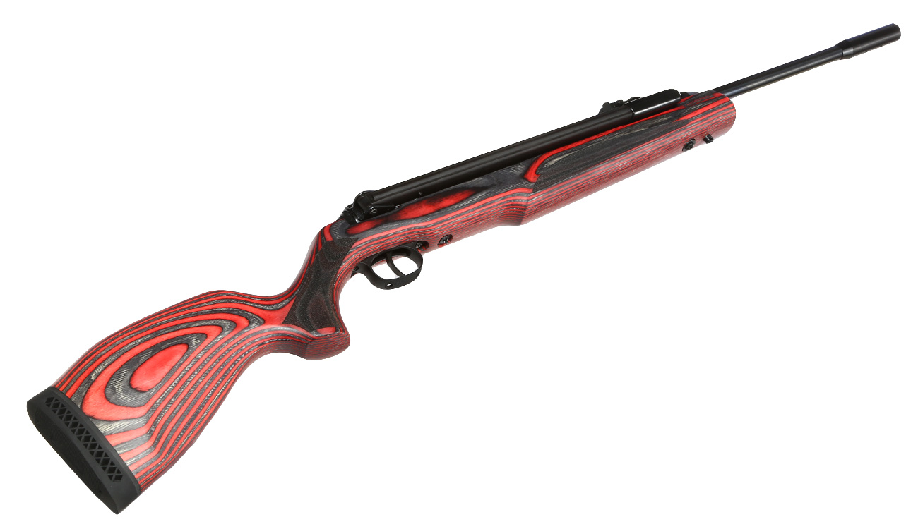 Diana 54 Airking Pro Luftgewehr Kal. 4,5mm Diabolo Seitenspanner Holzschaft Laminated rot/schwarz Bild 3