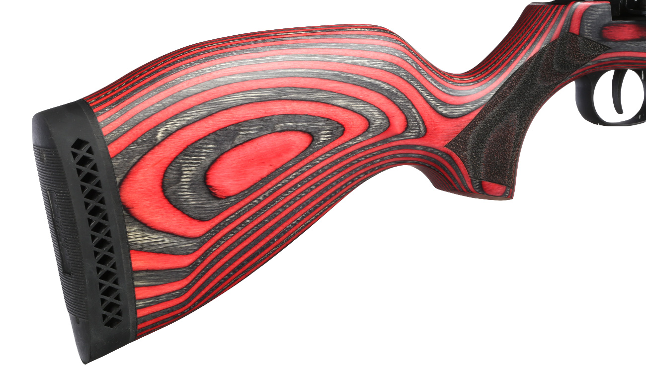 Diana 54 Airking Pro Luftgewehr Kal. 4,5mm Diabolo Seitenspanner Holzschaft Laminated rot/schwarz Bild 5