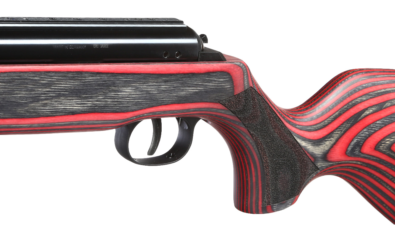 Diana 54 Airking Pro Luftgewehr Kal. 4,5mm Diabolo Seitenspanner Holzschaft Laminated rot/schwarz Bild 7