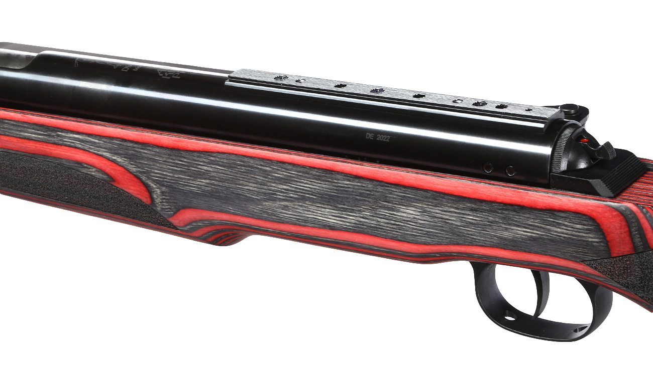 Diana 54 Airking Pro Luftgewehr Kal. 4,5mm Diabolo Seitenspanner Holzschaft Laminated rot/schwarz Bild 8