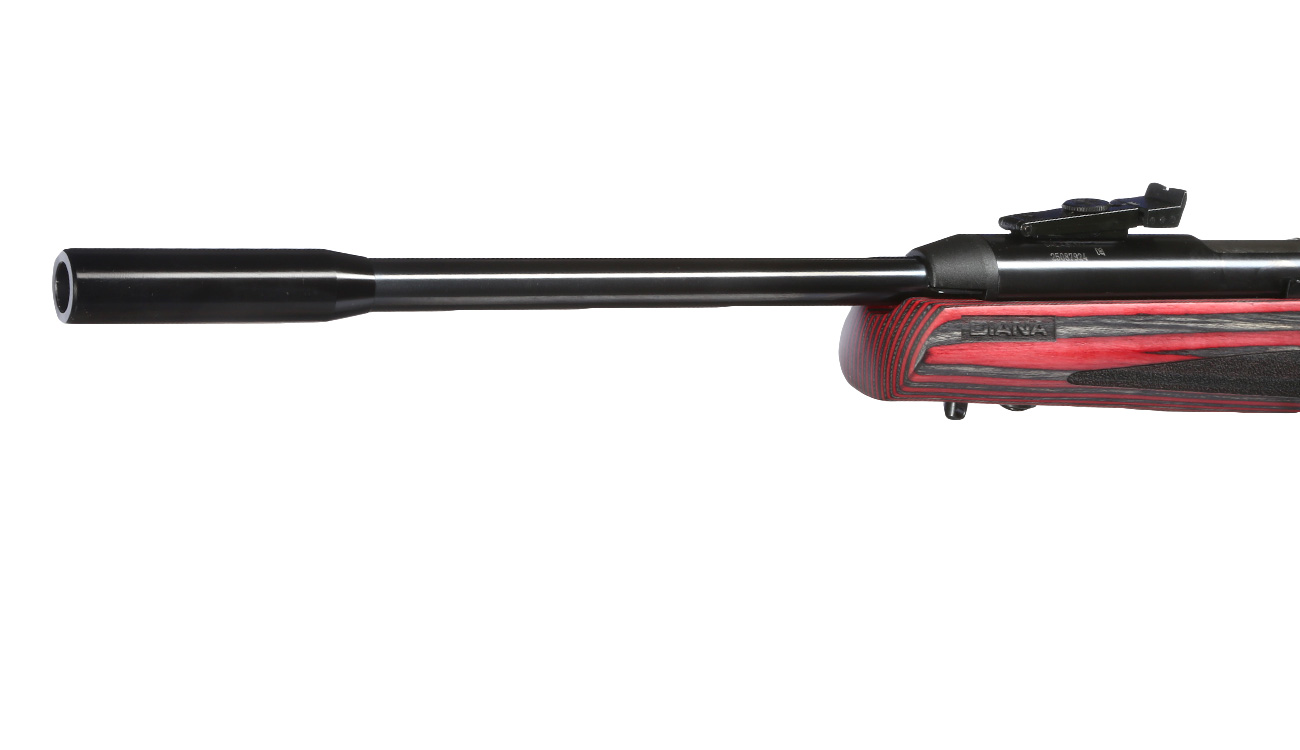 Diana 54 Airking Pro Luftgewehr Kal. 4,5mm Diabolo Seitenspanner Holzschaft Laminated rot/schwarz Bild 9