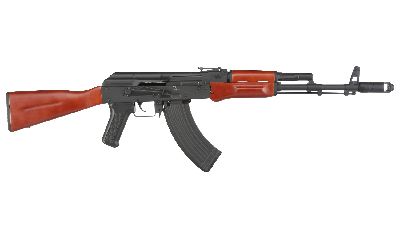 Kalashnikov AK74 4,5mm BB CO2 Luftgewehr Vollmetall mit Echtholzschaft Bild 3
