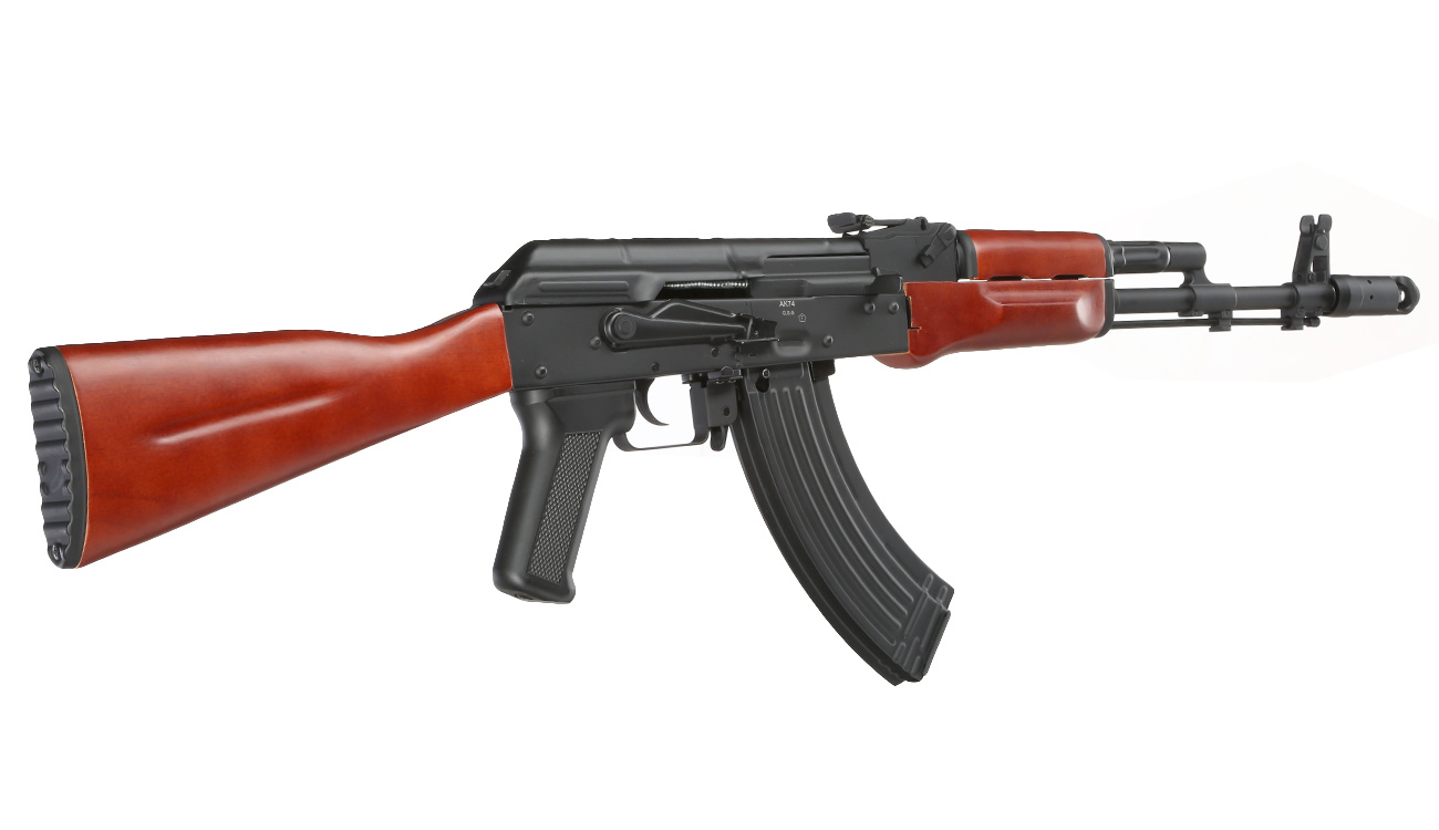 Kalashnikov AK74 4,5mm BB CO2 Luftgewehr Vollmetall mit Echtholzschaft Bild 4
