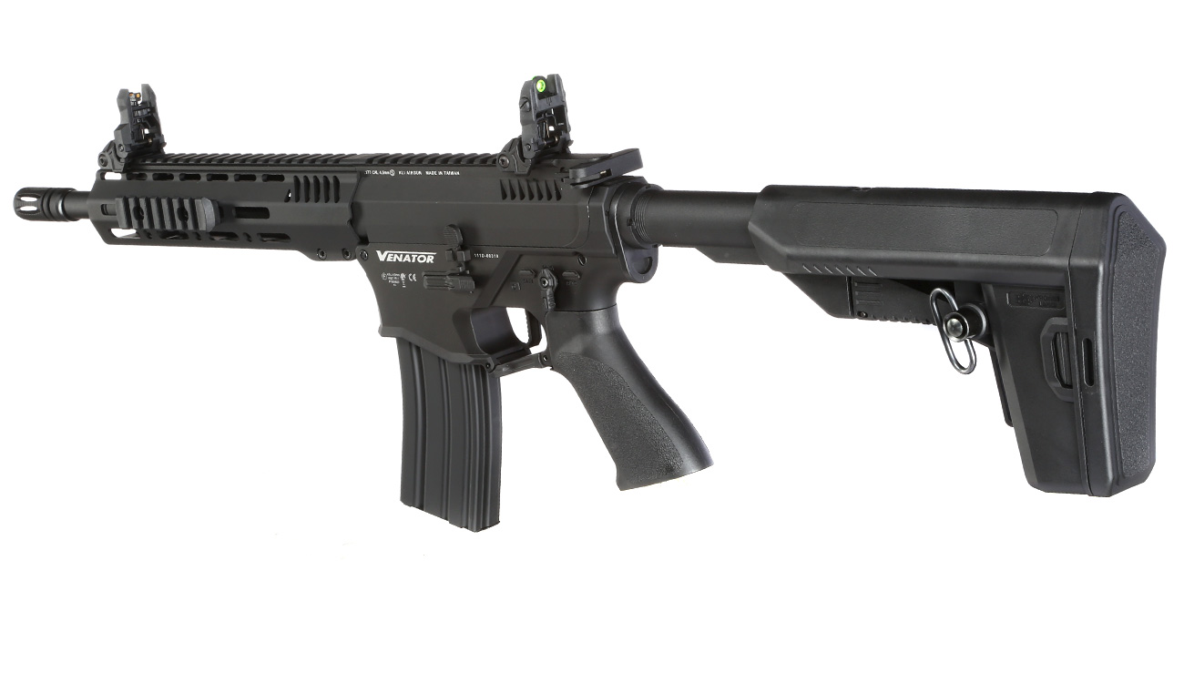 KLI Venator MK1 4,5mm BB Vollmetall S-AEG elektrisches Luftgewehr schwarz Bild 2