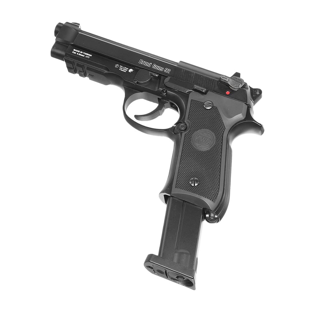 Bruni Guns 92 CO2 Luftpistole Kal. 4,5mm BB Vollmetall Blowback schwarz Bild 5