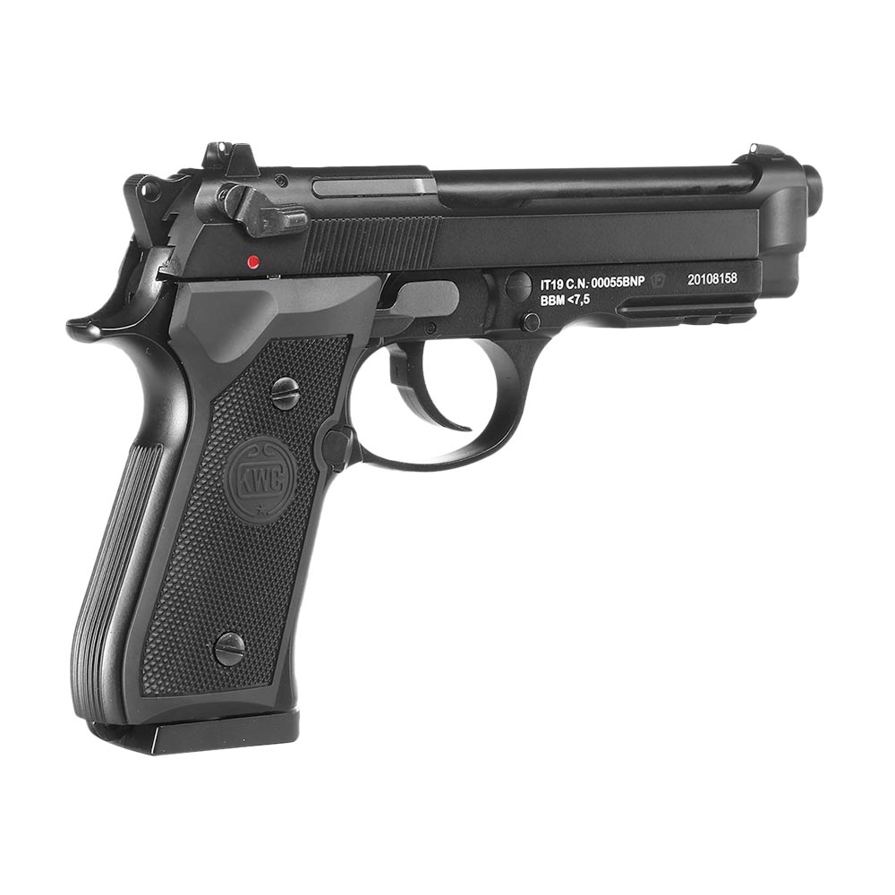 Bruni Guns 92 CO2 Luftpistole Kal. 4,5mm BB Vollmetall Blowback schwarz Bild 8