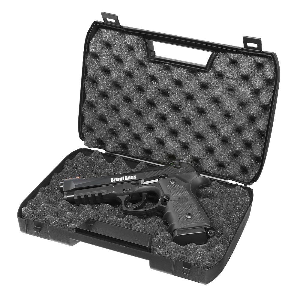 Bruni Guns 331 Sport CO2 Luftpistole Kal. 4,5mm BB Blowback mit Metallschlitten schwarz Bild 9