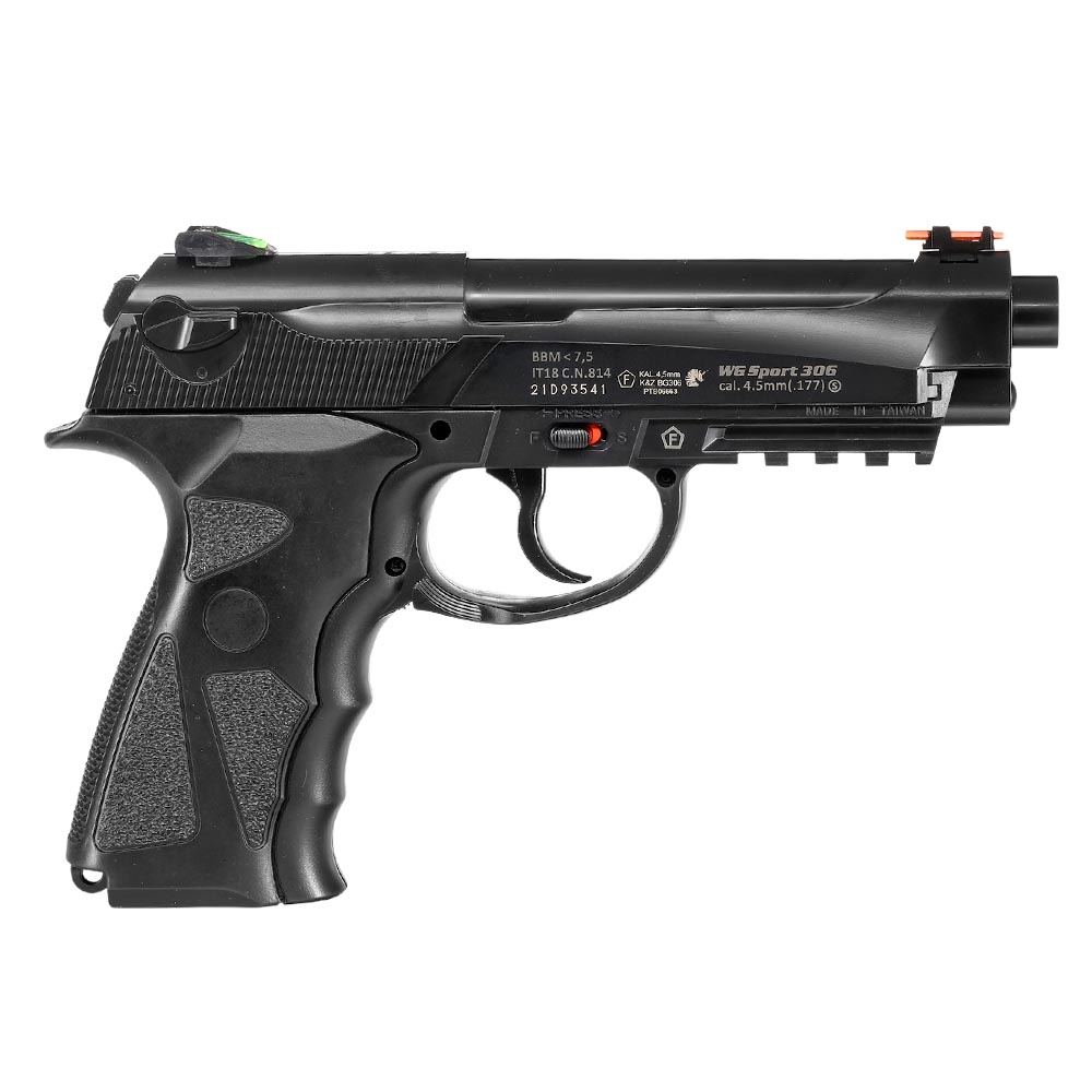 Bruni Guns 306 Sport CO2 Luftpistole Kal. 4,5mm BB Non Blowback schwarz Bild 3