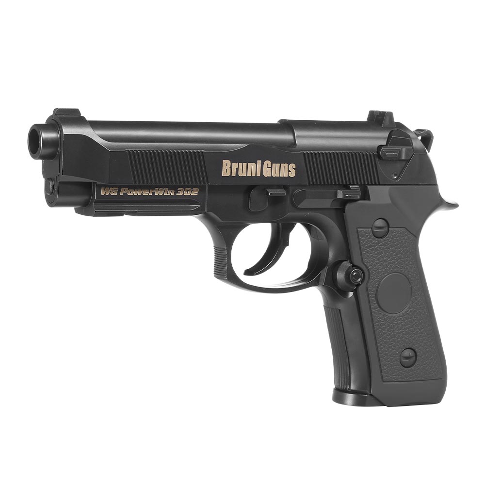 Bruni Guns Powerwin 302 CO2 Luftpistole Kal. 4,5mm BB Non Blowback schwarz Bild 1