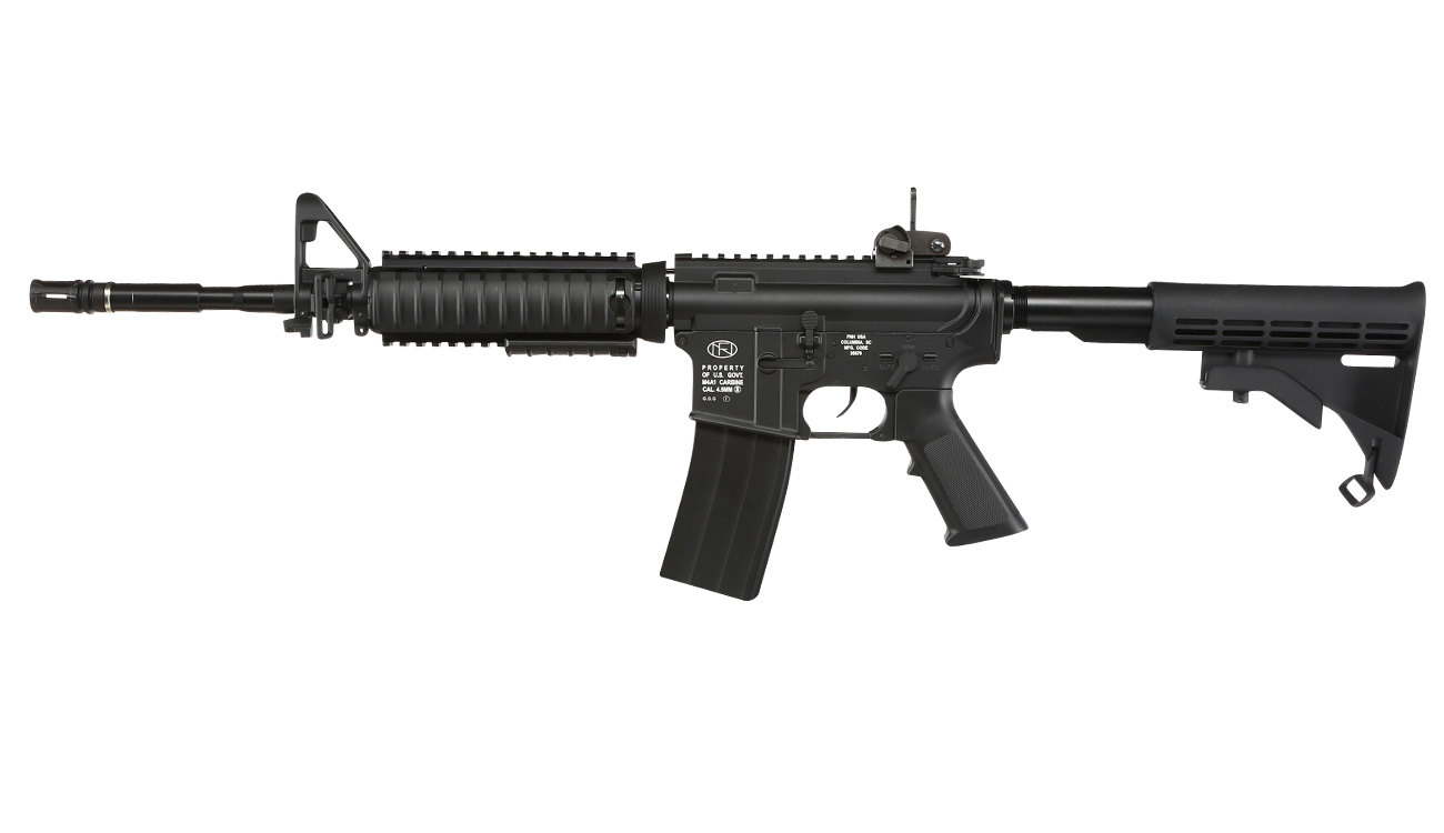 Cybergun FN Herstal M4A1 CO2-Luftgewehr Kal. 4,5mm Stahl-BB Non BlowBack schwarz