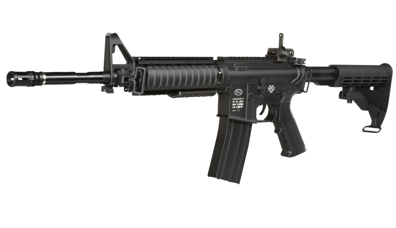 Cybergun FN Herstal M4A1 CO2-Luftgewehr Kal. 4,5mm Stahl-BB Non BlowBack schwarz Bild 1