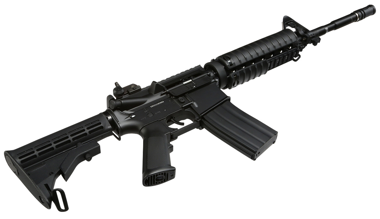 Cybergun FN Herstal M4A1 CO2-Luftgewehr Kal. 4,5mm Stahl-BB Non BlowBack schwarz Bild 11