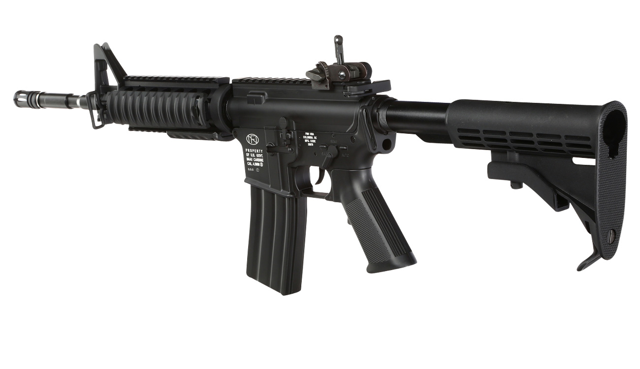 Cybergun FN Herstal M4A1 CO2-Luftgewehr Kal. 4,5mm Stahl-BB Non BlowBack schwarz Bild 1