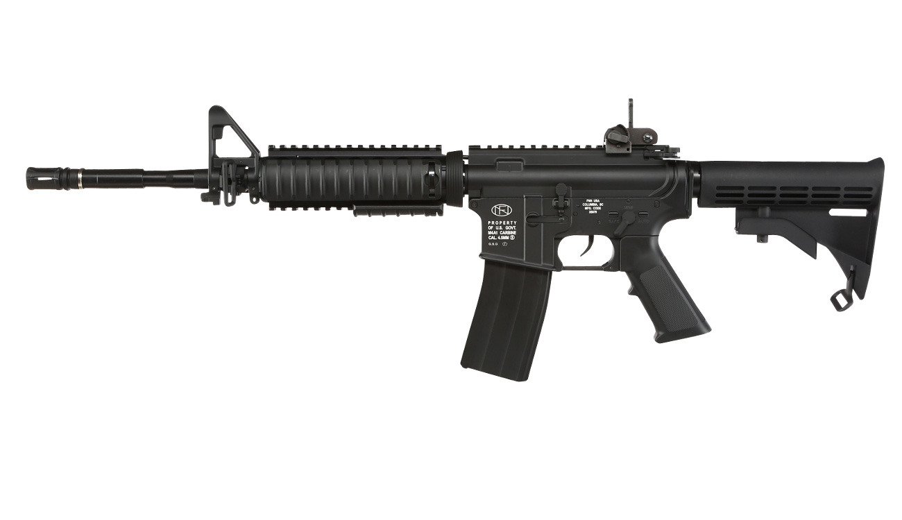 Cybergun FN Herstal M4A1 CO2-Luftgewehr Kal. 4,5mm Stahl-BB Non BlowBack schwarz Bild 1