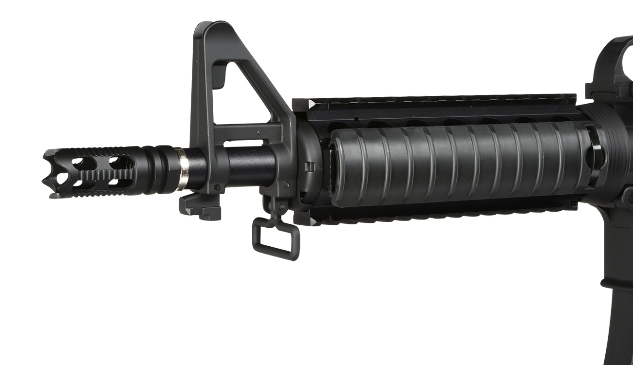 Cybergun FN Herstal M4 RIS CO2-Luftgewehr Kal. 4,5mm Stahl-BB Non BlowBack schwarz Bild 1