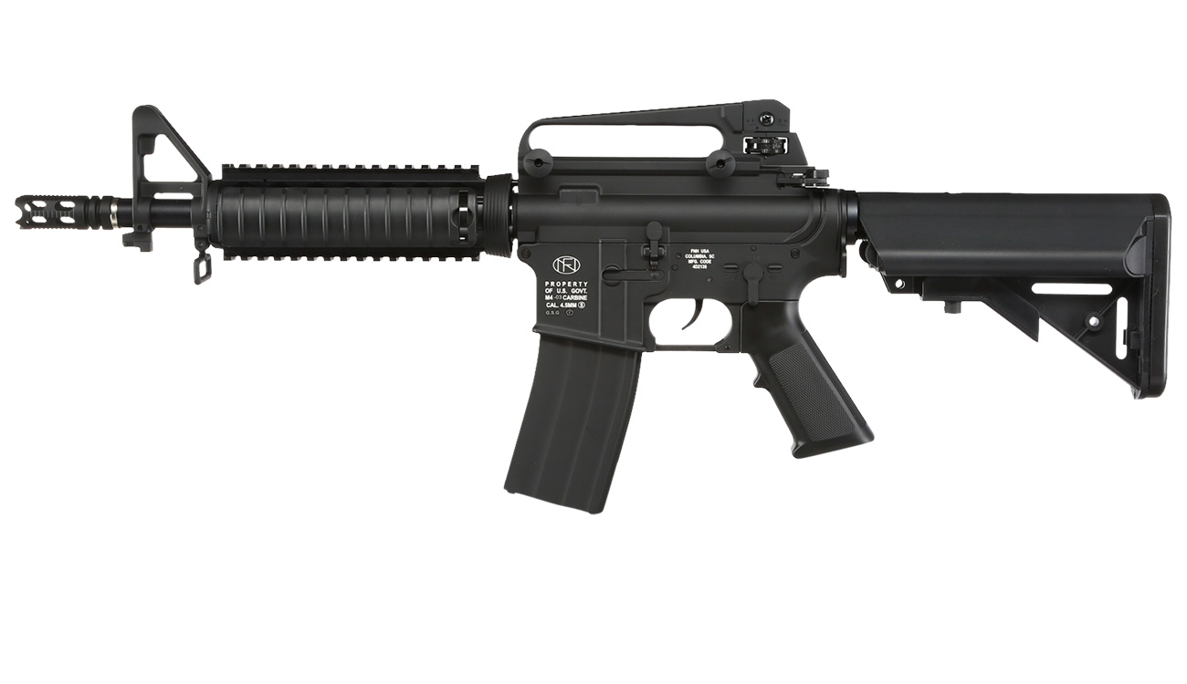 Cybergun FN Herstal M4 RIS CO2-Luftgewehr Kal. 4,5mm Stahl-BB Non BlowBack schwarz Bild 9