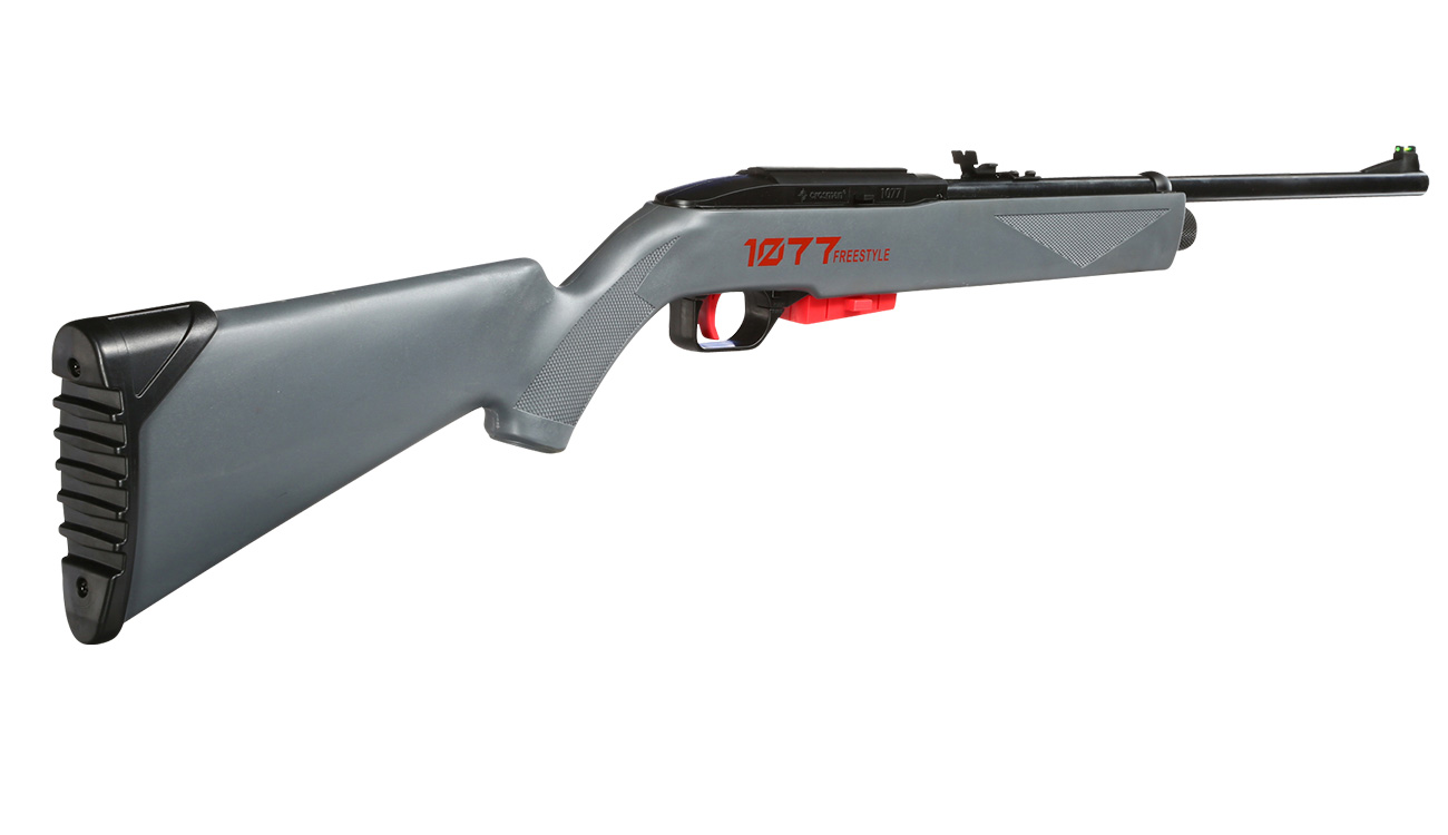 Crosman 1077 Freestyle CO2-Luftgewehr Kal. 4,5mm Diabolo grau inkl. Stahlziel Bild 1