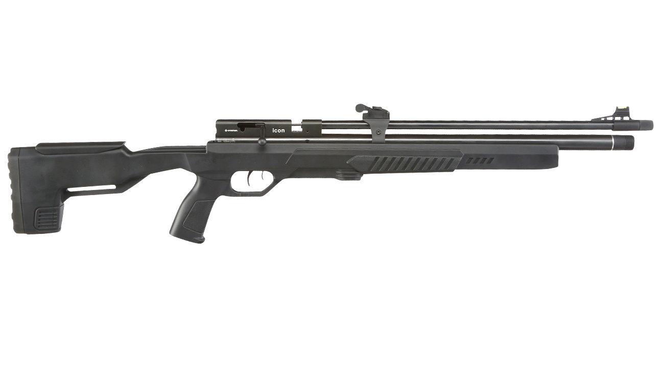 Crosman Icon PCP Pressluftgewehr Kal. 4,5mm Diabolo mit 12-Schuss Magazin schwarz Bild 4