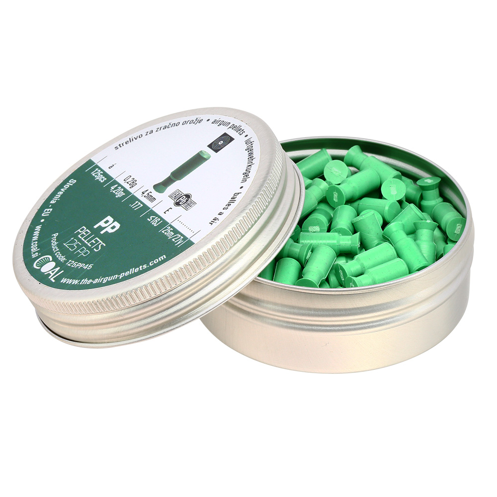 Coal Flachkopf-Diabolos Green Match PP Kal. 4,5mm 125er Dose Bild 2