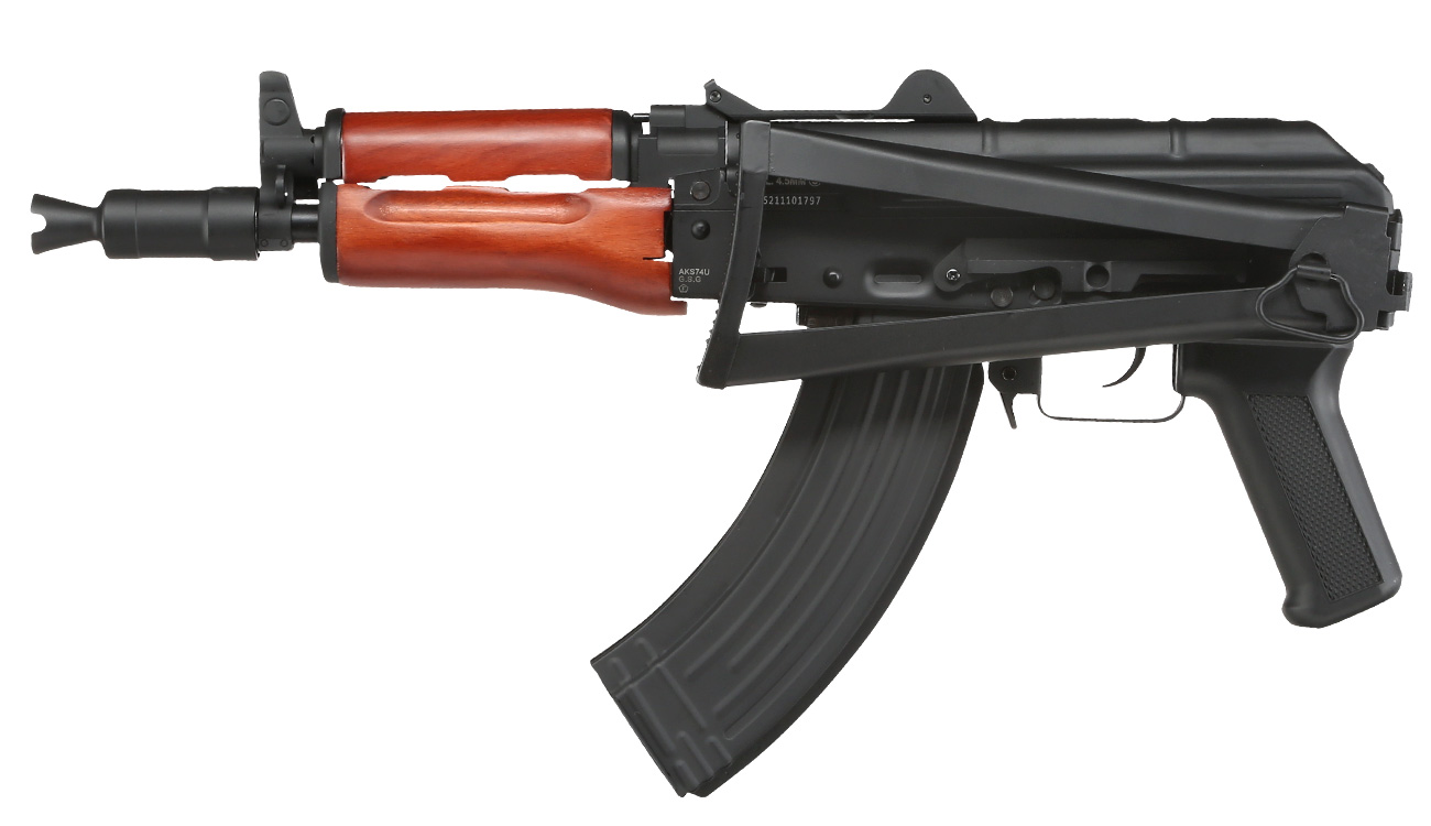 Kalashnikov AKS74U 4,5mm BB CO2 Luftgewehr Vollmetall mit Klappschaft Bild 4