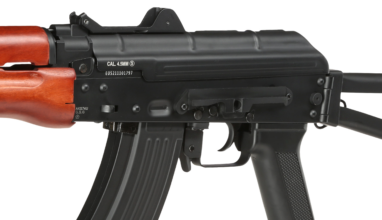 Kalashnikov AKS74U 4,5mm BB CO2 Luftgewehr Vollmetall mit Klappschaft Bild 5