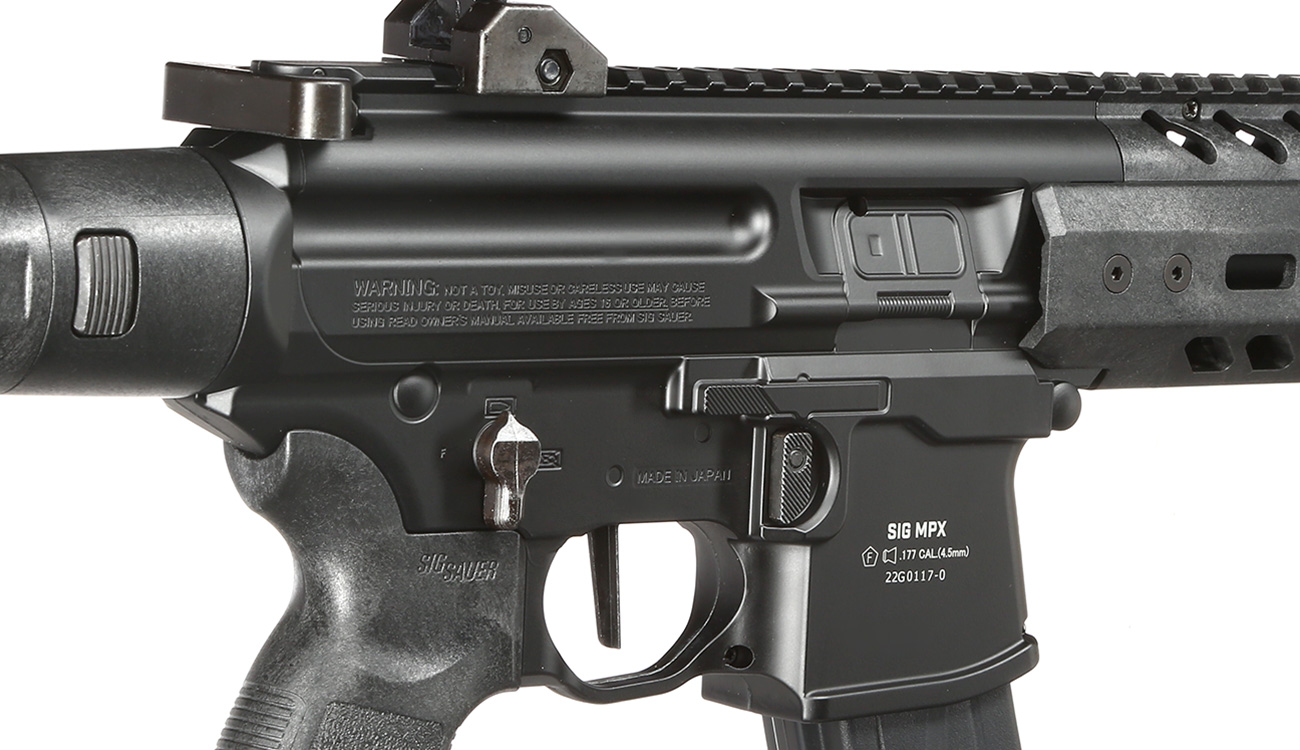 Sig Sauer MPX Gen. 2 CO2-Luftgewehr Kal. 4,5mm Diabolo schwarz Bild 2