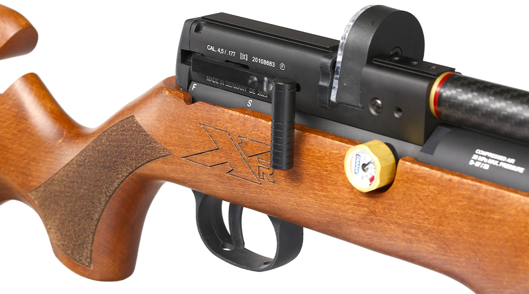 Diana XR200 Premium PCP Pressluftgewehr Kal. 4,5 mm Diabolo Holzschaft mehrschssig inkl. Waffenkoffer Bild 10
