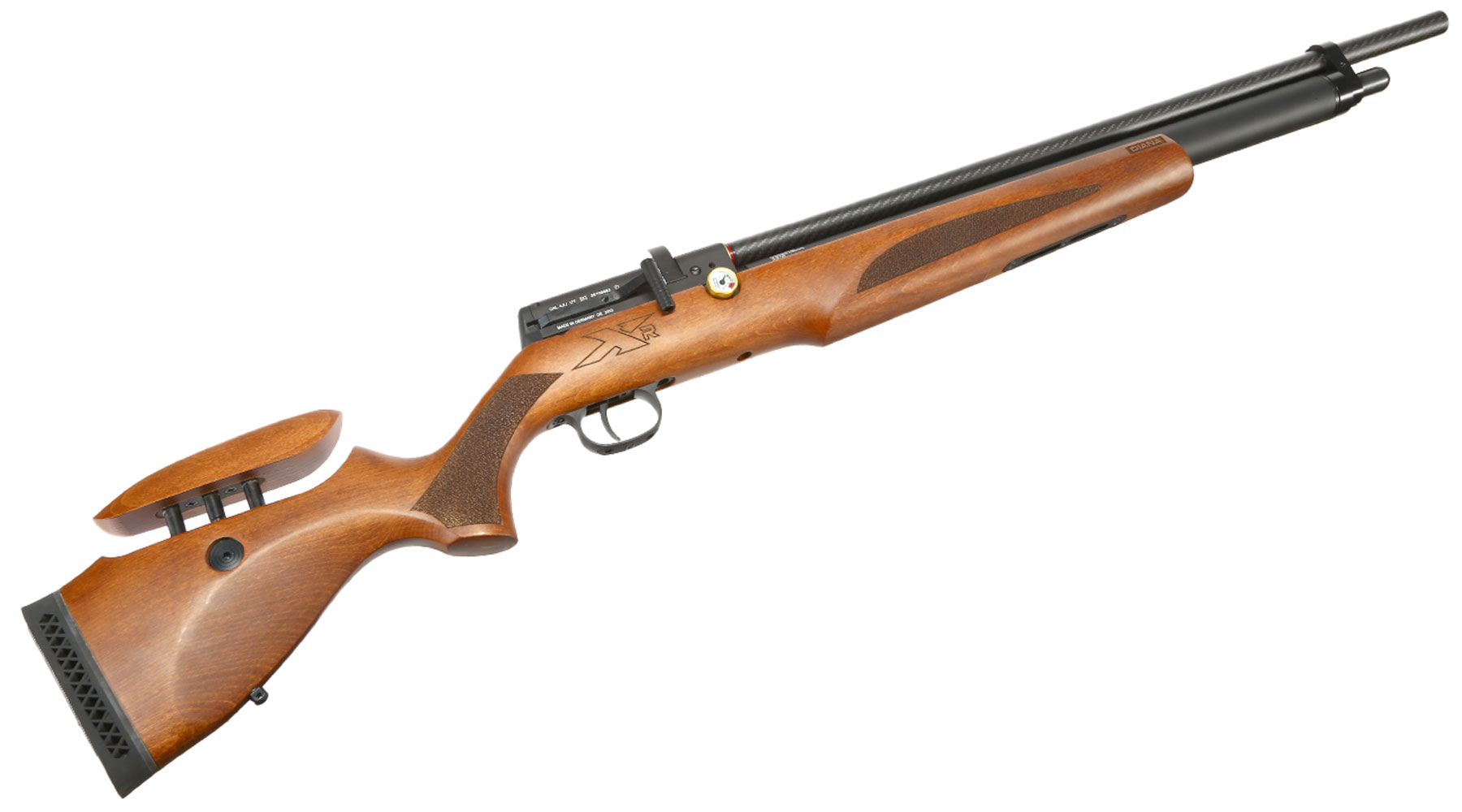Diana XR200 Premium PCP Pressluftgewehr Kal. 4,5 mm Diabolo Holzschaft mehrschssig inkl. Waffenkoffer Bild 11
