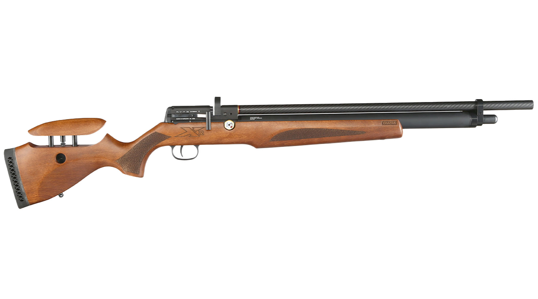 Diana XR200 Premium PCP Pressluftgewehr Kal. 4,5 mm Diabolo Holzschaft mehrschssig inkl. Waffenkoffer Bild 2