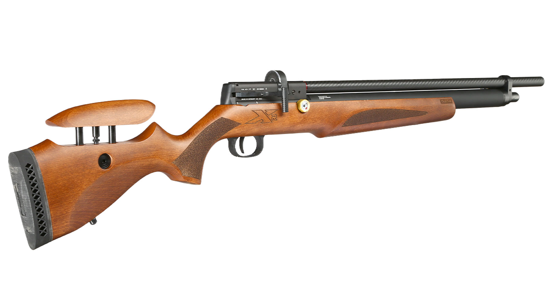 Diana XR200 Premium PCP Pressluftgewehr Kal. 4,5 mm Diabolo Holzschaft mehrschssig inkl. Waffenkoffer Bild 3