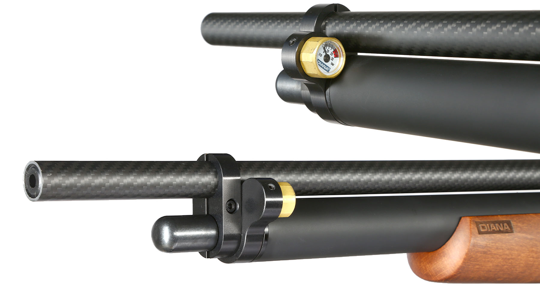 Diana XR200 Premium PCP Pressluftgewehr Kal. 4,5 mm Diabolo Holzschaft mehrschssig inkl. Waffenkoffer Bild 4