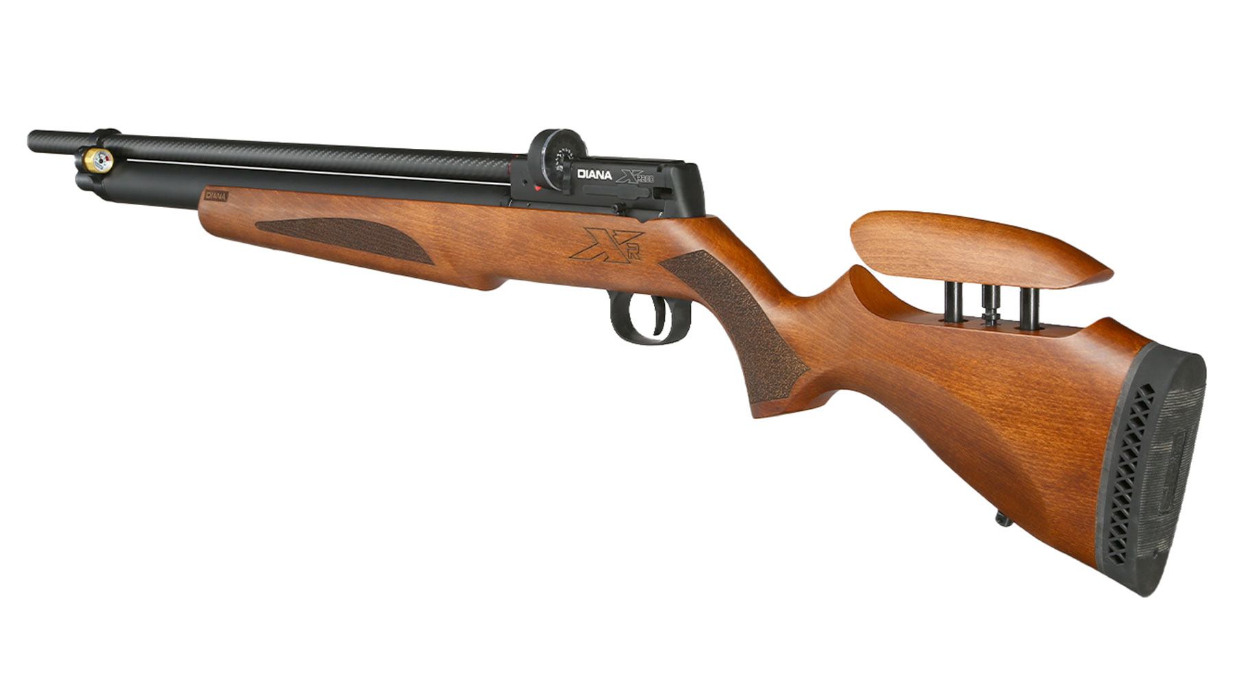 Diana XR200 Premium PCP Pressluftgewehr Kal. 4,5 mm Diabolo Holzschaft mehrschssig inkl. Waffenkoffer Bild 6