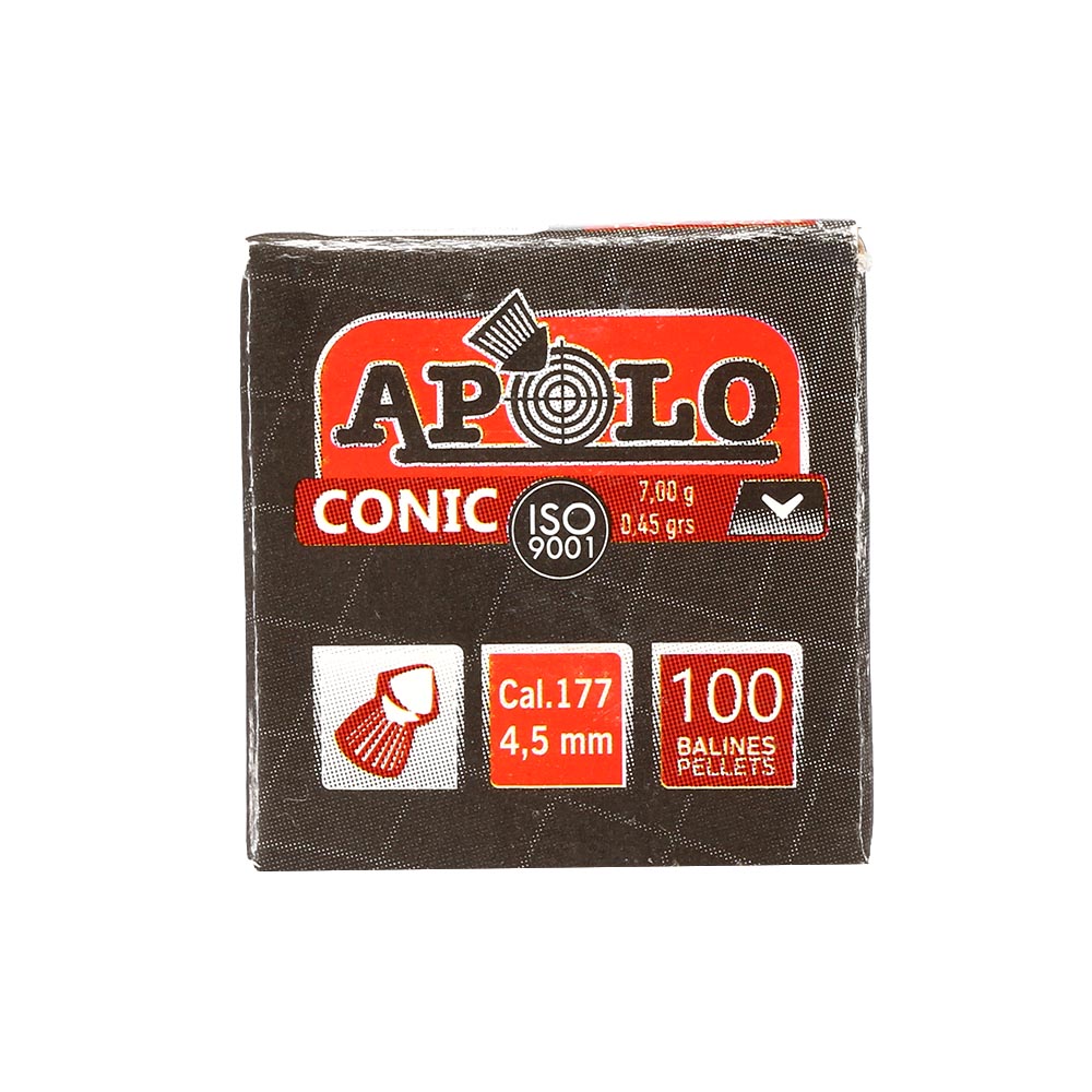 Apolo Diabolos Conic Kal. 4,5 mm Spitzkopf 100er Packung Bild 2