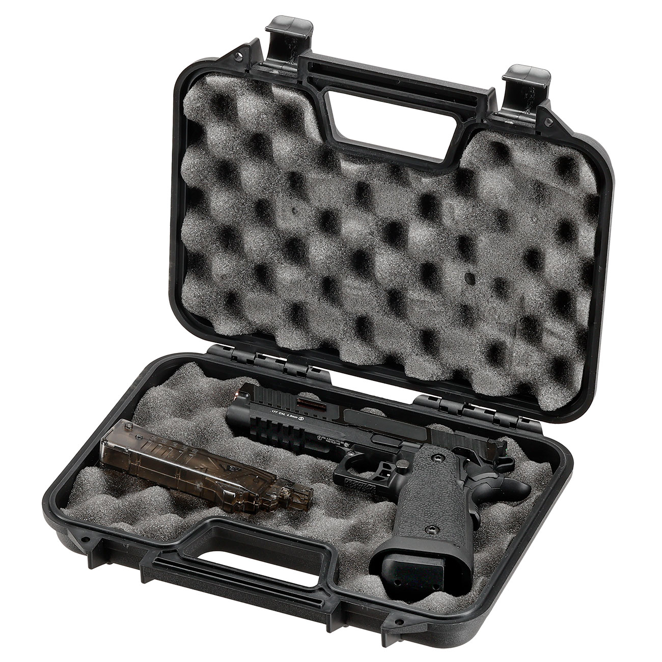 KLI Hi-Capa 5.1 Baba Yaga Beta CO2 Luftpistole Kal. 4,5 mm BB Vollmetall Blowback schwarz Bild 11