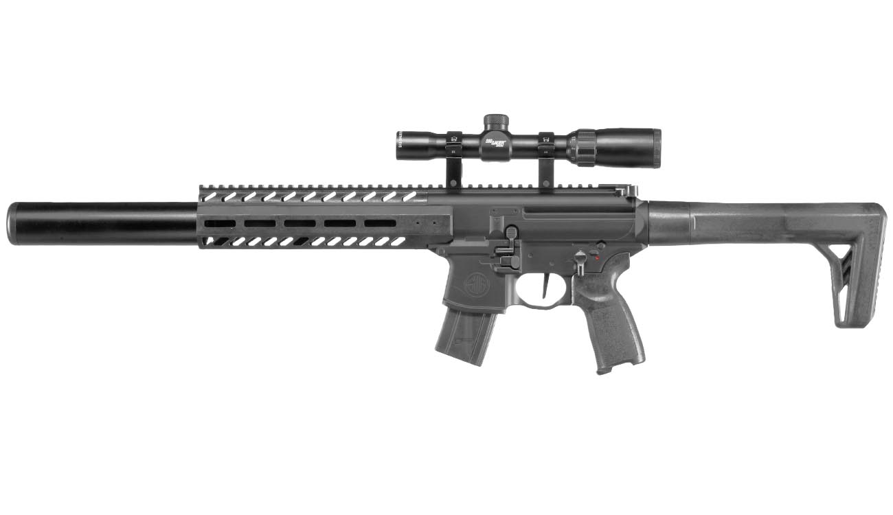 Sig Sauer MCX Gen. 2 CO2 Luftgewehr 4,5mm Diabolo schwarz inkl. Sig Sauer 1-4x24 Zielfernrohr