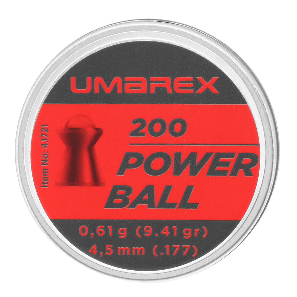 Umarex Power Ball Diabolo Rundkopf Kal. 4,5mm 0,61 g 200er Dose Bild 3